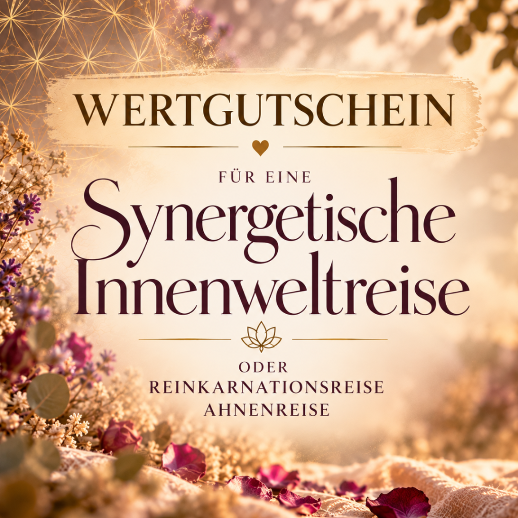 Gutschein für eine Synergetische Innenweltreise oder Reinkarnations-/ Ahnenreise